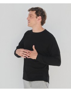 S-SF514-Unisex Drop Shoulder Slogan Top 2
